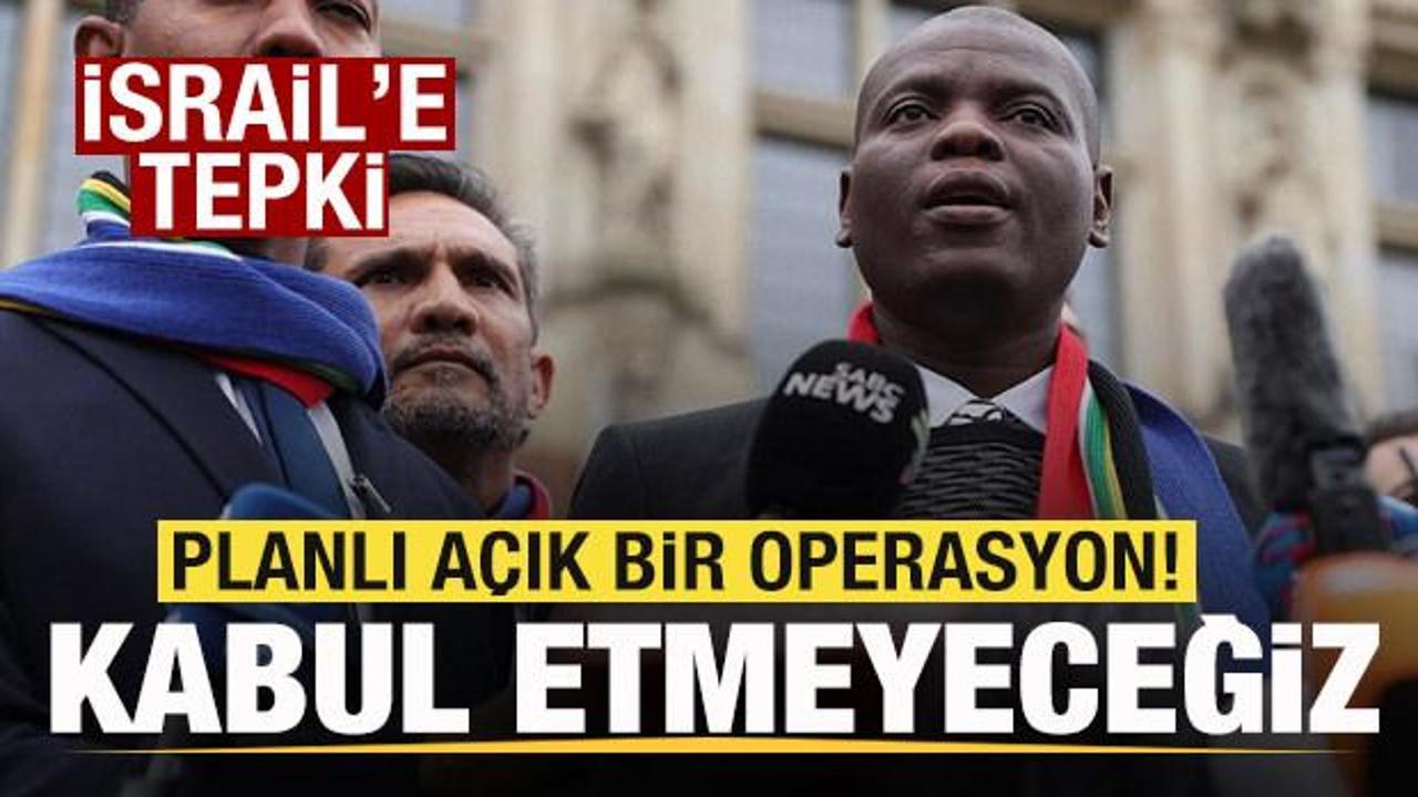  Güney Afrika'dan açıklama! Bu açık bir operasyon! Uçuşları kabul etmeyeceğiz