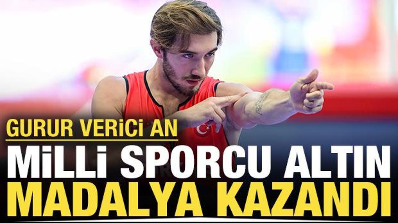 Gurur verici an: Milli sporcu altın madalya kazandı