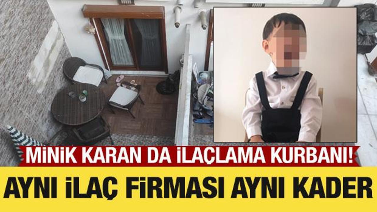 İla&ccedil;lama faciası! B&ouml;cek ailesinin ardından minik Karan'ın &ouml;l&uuml;m&uuml;nde de aynı firma &ccedil;ıktı