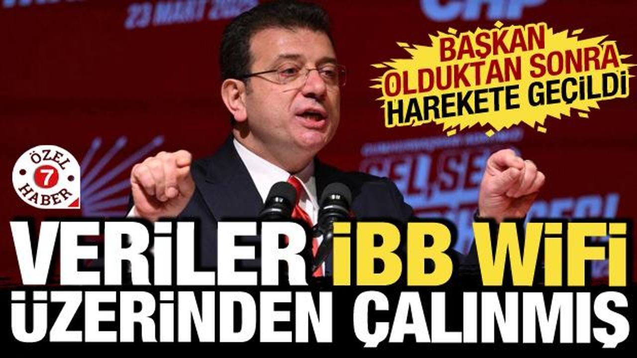 İmamoğlu başkan olduktan sonra harekete ge&ccedil;miş: İBB WiFi &uuml;zerinden verileri &ccedil;alma taktiği