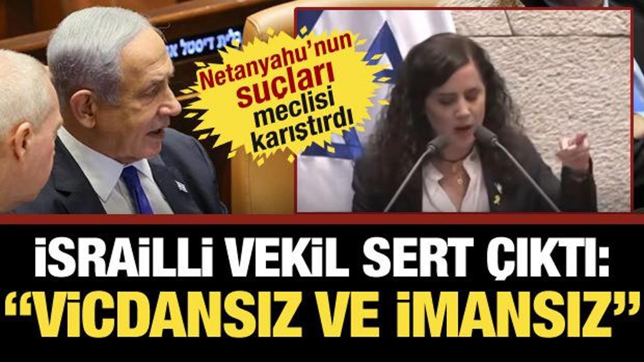 İsrailli vekilden Netanyahu'ya: &Uuml;lkeyi su&ccedil; &ouml;rg&uuml;t&uuml; gibi y&ouml;netiyorsun!