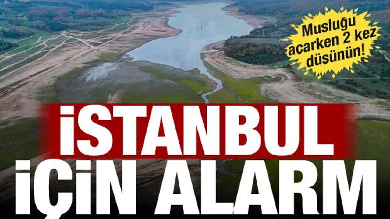 İstanbul'da barajlar alarm veriyor: Doluluk oranı y&uuml;zde 20'nin altına d&uuml;şt&uuml;