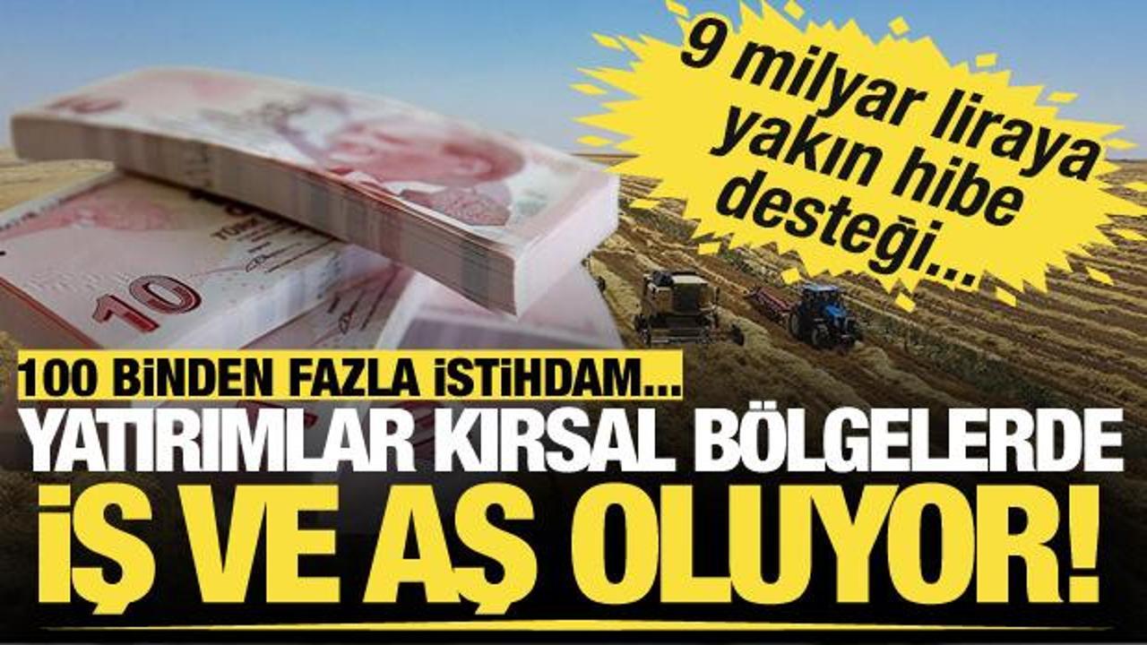 Kalkınma programları kırsal b&ouml;lgelere iş ve aş oluyor! Binlerce kişiye istihdam sağlandı