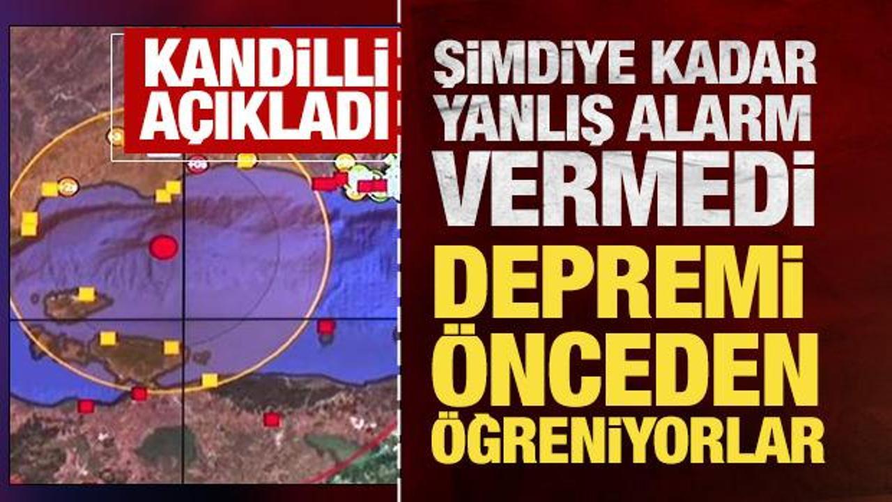 Kandilli a&ccedil;ıkladı, şimdiye kadar yanlış alarm vermedi: Depremi &ouml;nceden &ouml;ğreniyorlar