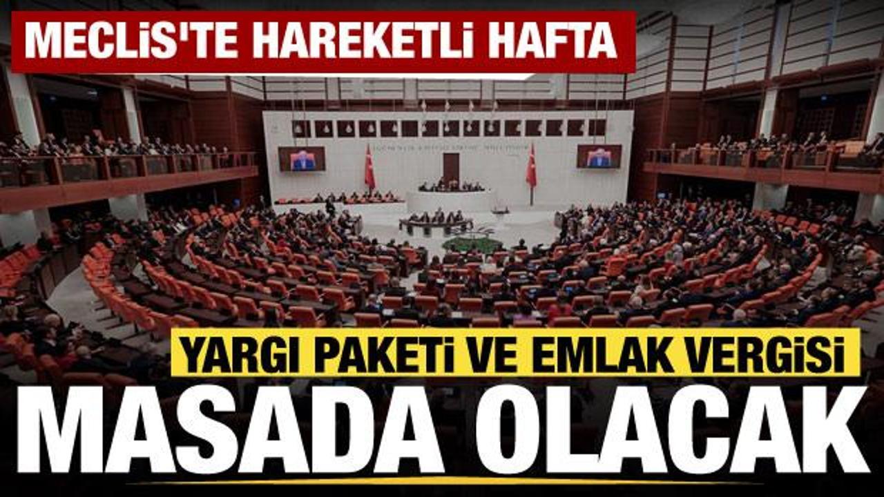 Meclis'te gündem tüm hafta yoğun olacak! Masada 2 önemli konu var