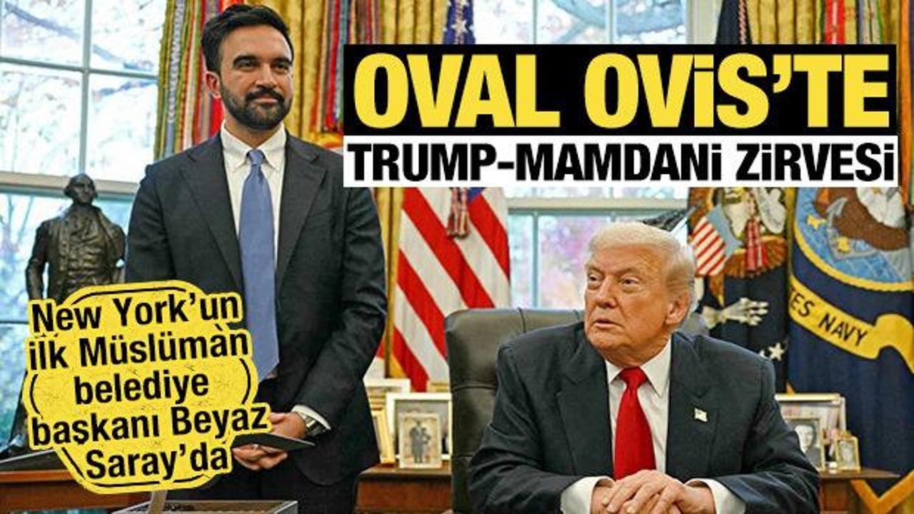 New York'un ilk Müslüman Başkanı Beyaz Saray'da! Trump'tan görüşmeye ilişkin ilk açıklama