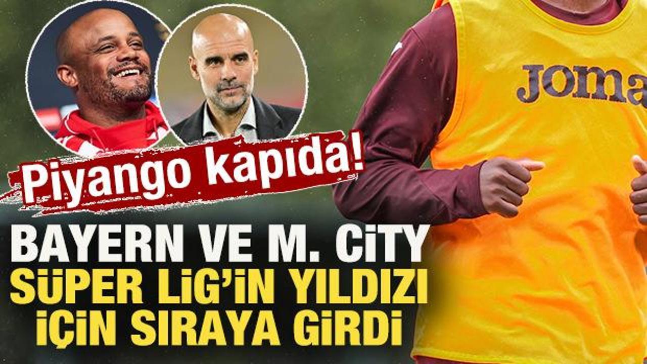 Piyango kapıda! Bayern M&uuml;nih ve Manchester City, S&uuml;per Lig'in yıldızı i&ccedil;in sıraya girdi