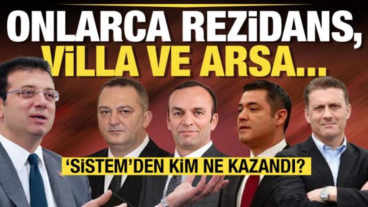 Rüşvetle gayrimenkul zengini oldular! 'Sistem' İmamoğlu ve ekibine yaramış