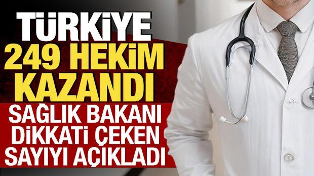 Sağlık Bakanı Memişoğlu açıkladı: 412 hekim yurt dışına gitti, 249'u döndü