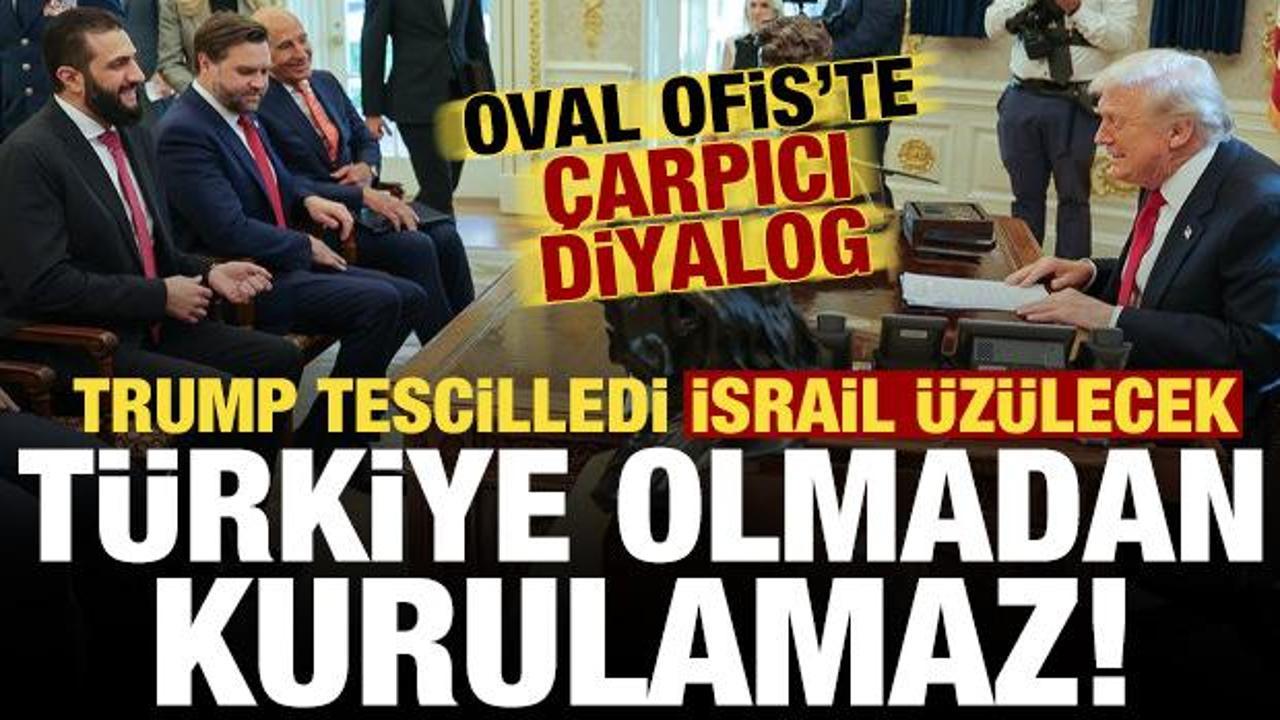 Trump tescilledi: T&uuml;rkiye olmadan kurulamaz! Oval Ofis'te &ccedil;arpıcı diyalog...