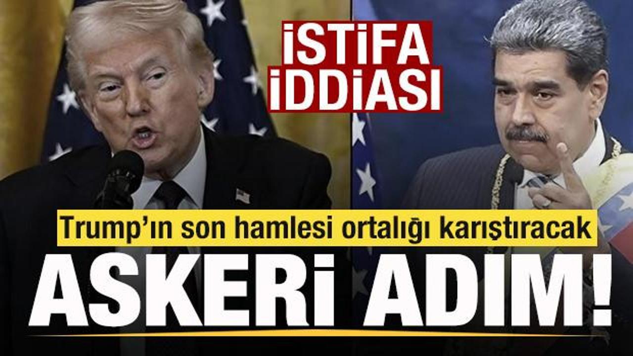 Trump'ın son hamlesi ortalığı karıştıracak! Askeri adım! 'Maduro istifa edecek' iddiası