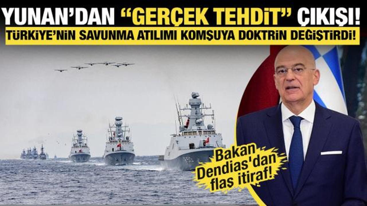 Atina'da T&uuml;rk SİHA'ları paniği! Dendias'dan flaş itiraf! Savunma doktrinini değiştirdiler