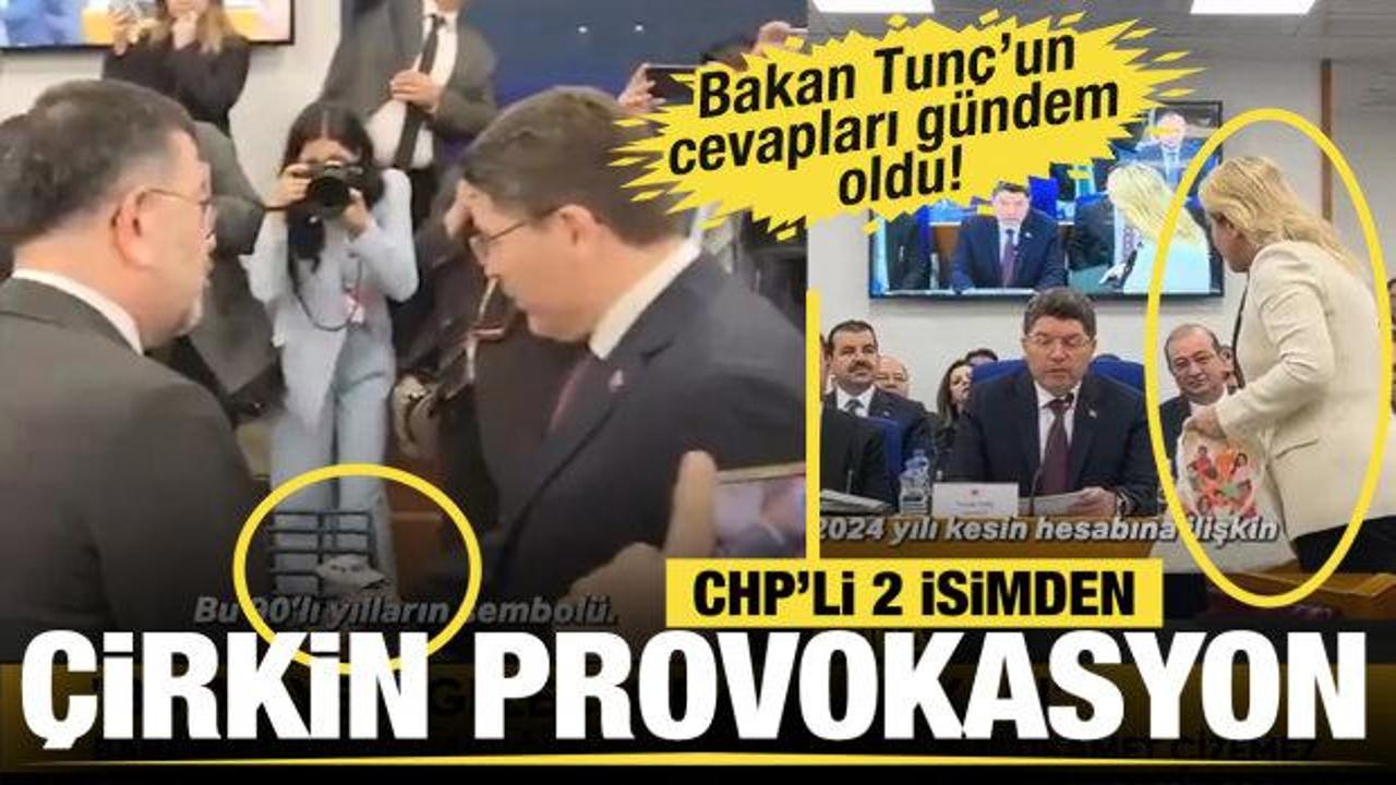 Bakan Tun&ccedil;'tan peş peşe salvolar: CHP'lilerin provokasyonları sert kayaya &ccedil;arptı! 