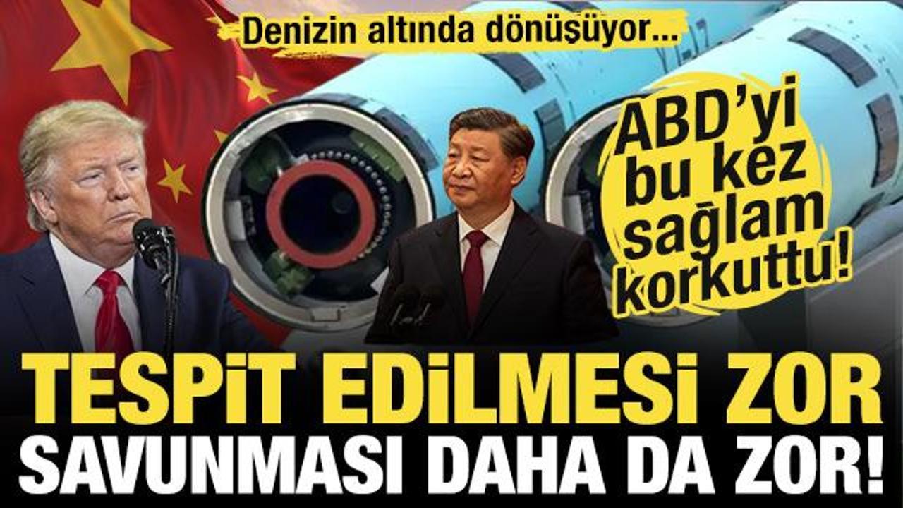 &Ccedil;in'den ABD'yi korkutan hamle: Deniz altında hipersonik f&uuml;zeye d&ouml;n&uuml;ş&uuml;yor!