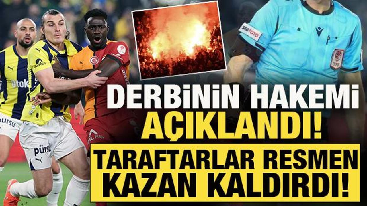 Fenerbah&ccedil;e - Galatasaray ma&ccedil;ının hakemi belli oldu! Taraftarlar isyan etti