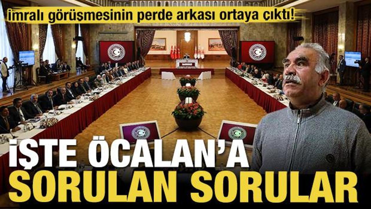 İmralı'da Abdullah Öcalan'a sorulan sorular ortaya çıktı