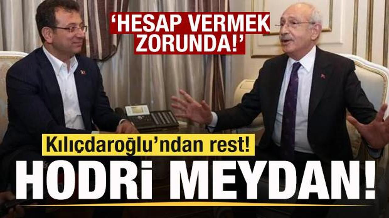 Kılı&ccedil;daroğlu'ndan rest! 'Hodri meydan' deyip a&ccedil;ıkladı: Hesap vermek zorunda! 