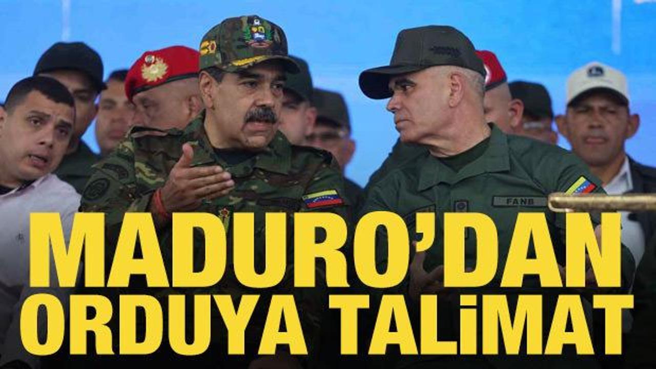Maduro'dan orduya "hazır olun" talimatı