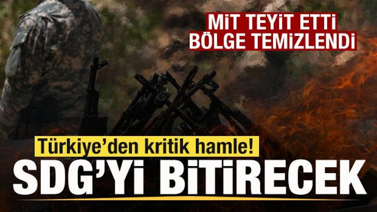 MİT teyit etti! B&ouml;lge tamamen ter&ouml;rden temizlendi! T&uuml;rkiye'den SDG hamlesi