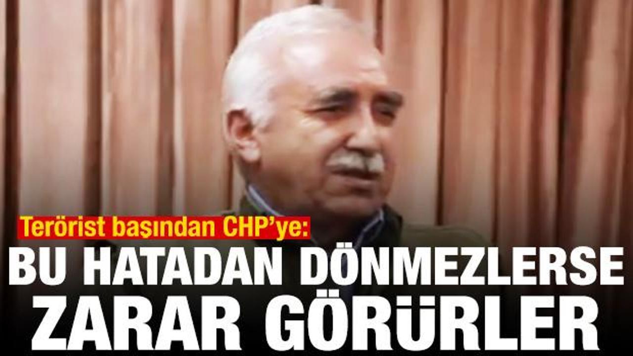 PKK elebaşından CHP'ye tehdit: Bu hatadan d&ouml;nmezlerse zarar g&ouml;r&uuml;rler