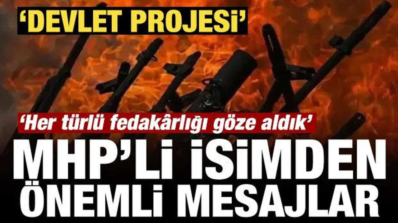 Semih Yal&ccedil;ın: MHP her t&uuml;rl&uuml; fedak&acirc;rlığı g&ouml;ze almıştır