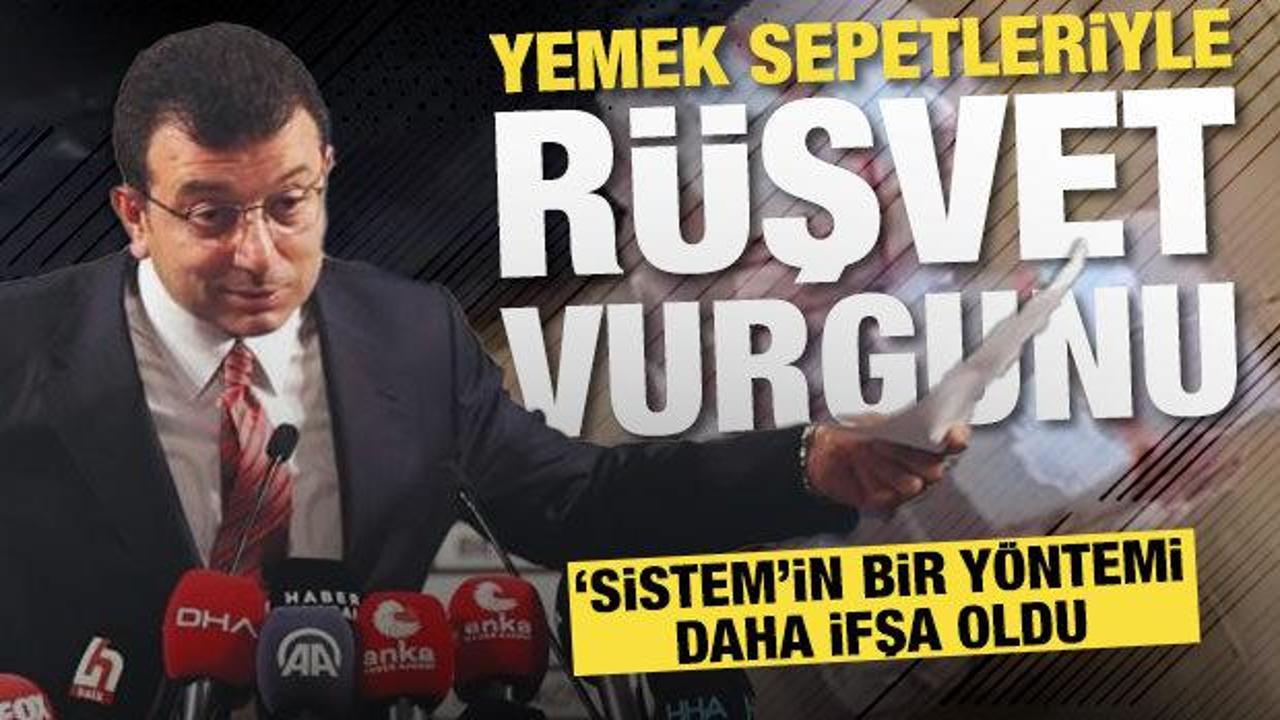 ‘Sistem’in bir vurgun yöntemi daha ifşa oldu: Rüşveti yemek sepetleriyle getirmişler