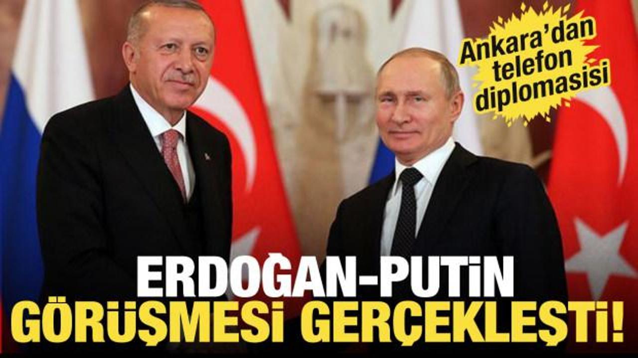 Son dakika... Erdoğan-Putin g&ouml;r&uuml;şmesi ger&ccedil;ekleşti! 