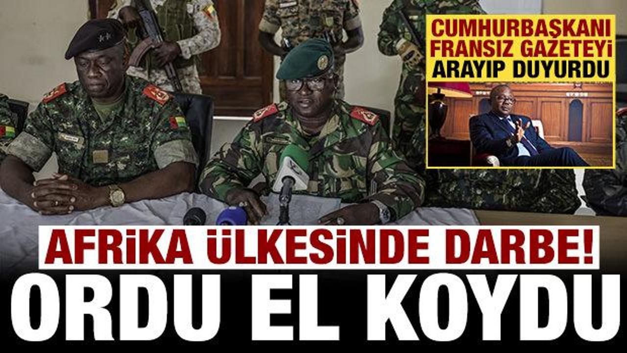 Afrika ülkesinde darbe: Gine Bissau'da ordu yönetime el koydu!