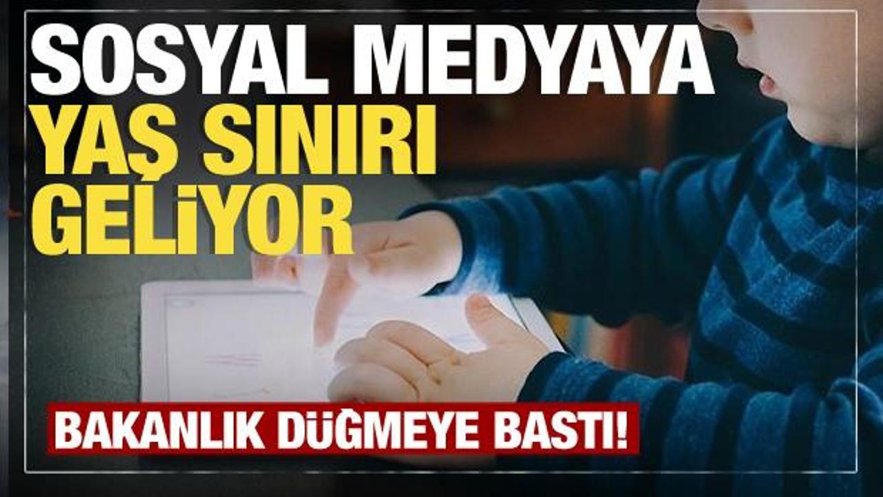 Sosyal medyada yaş sınırı geliyor! Bakanlık harekete ge&ccedil;ti