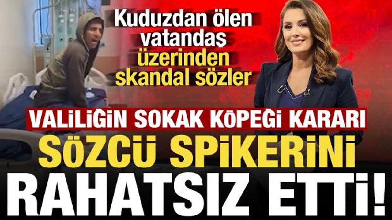 Sözcü spikerinden başıboş köpeklerle ilgili karara skandal tepki! Kuduzdan ölen vatandaş..