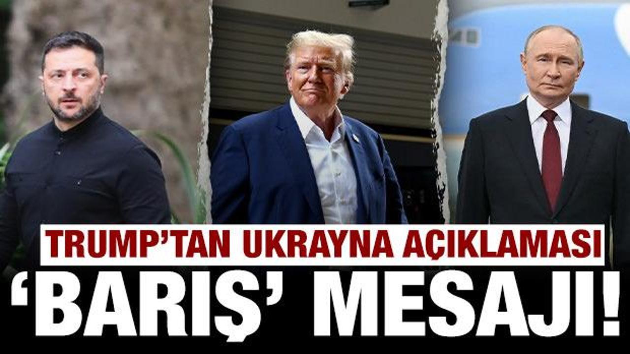 Trump'tan son dakika Rusya ve Ukrayna açıklaması: Barış anlaşması mesajı!