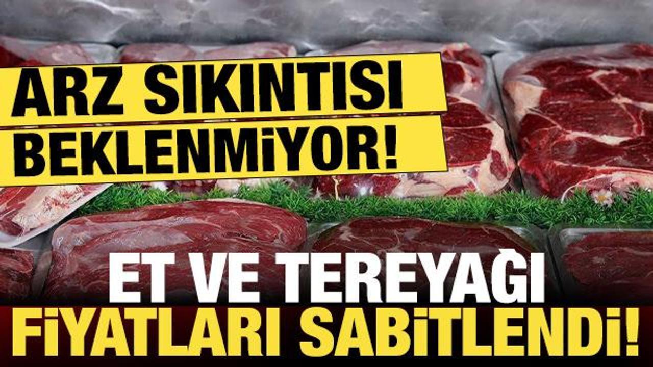 Vatandaşlara m&uuml;jde: Et ve tereyağı fiyatları sabitlendi! 