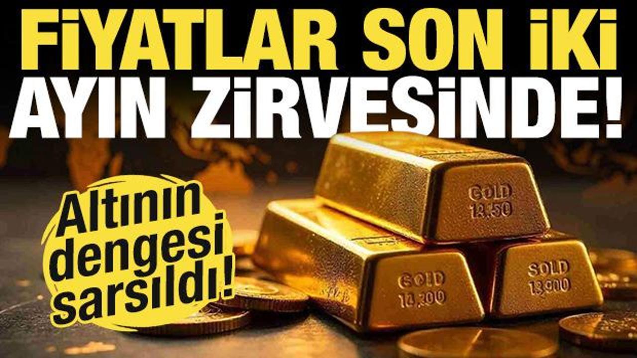 Yeniden y&uuml;kselişe ge&ccedil;ti! Altın son iki haftanın zirvesinde!