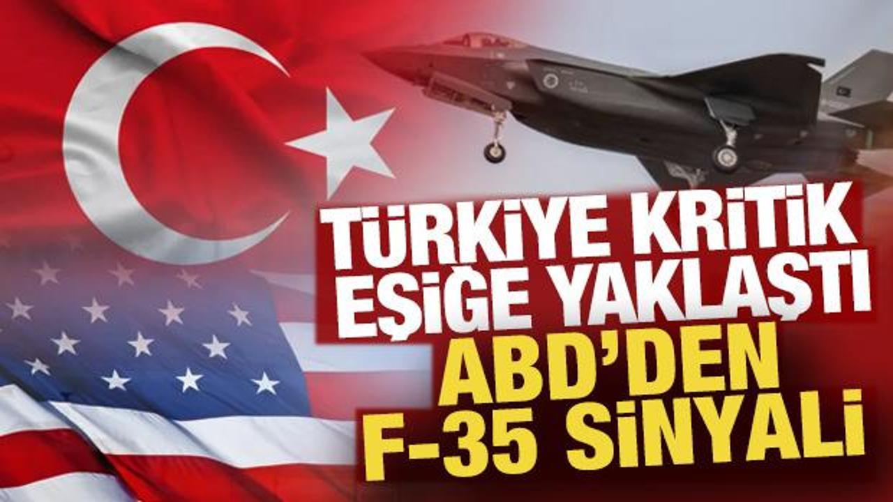 ABD'den T&uuml;rkiye a&ccedil;ıklaması! F-35 sinyali verildi