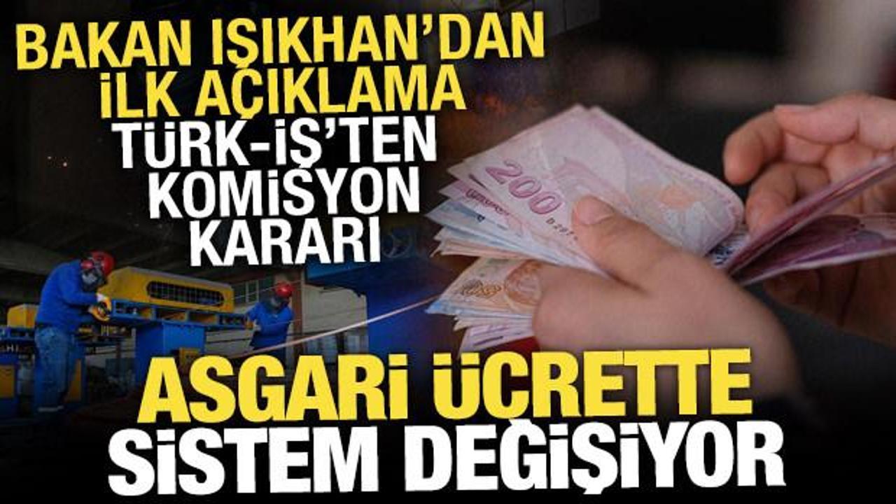 Asgari &uuml;crette sistem değişiyor! Komisyonda yeni g&uuml;ndem: 5+5+1 form&uuml;l&uuml;