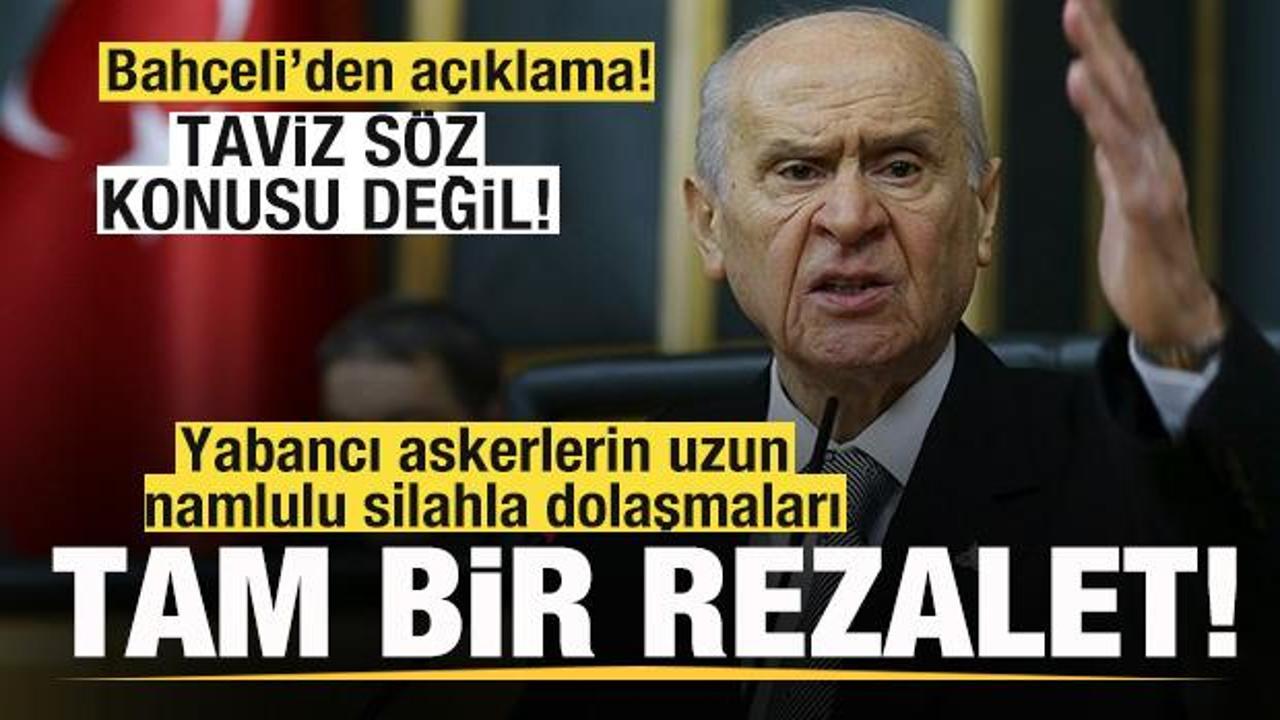 Bahçeli'den son dakika açıklaması: Milli ve tarihi bir hedef! Taviz söz konusu değil