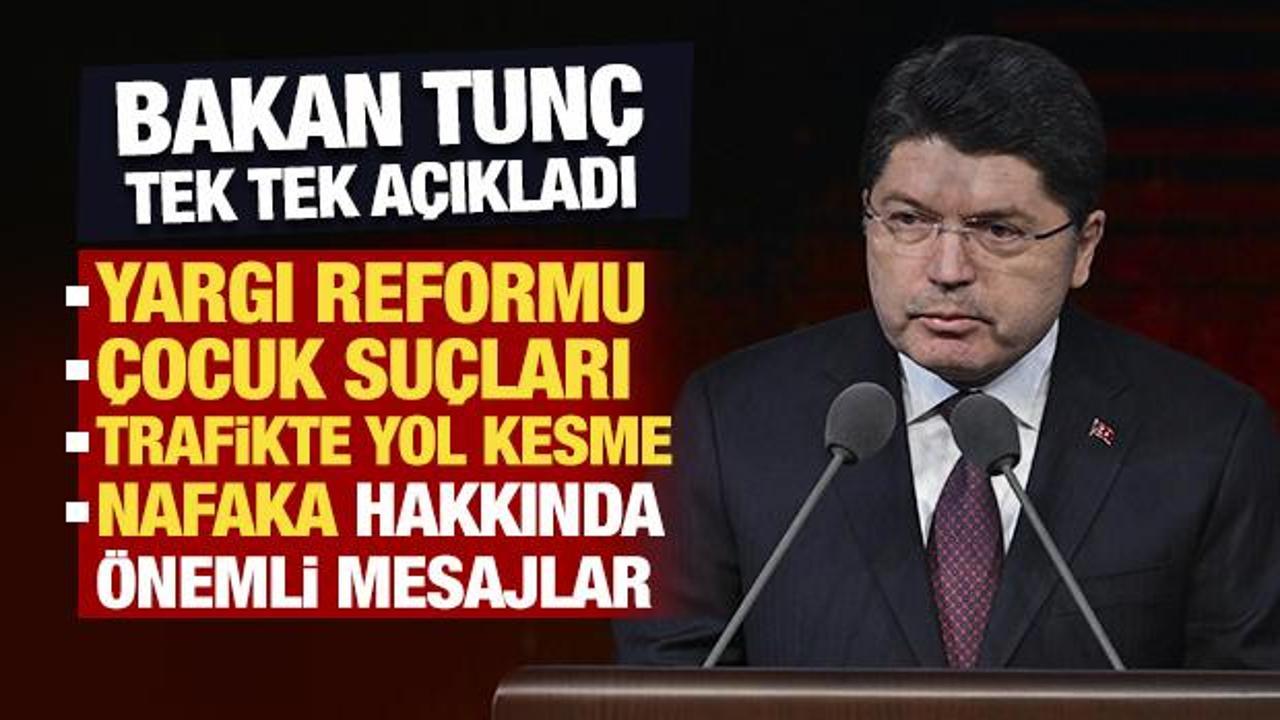 Bakan Tunç'tan açıklama: Kovid düzenlemesi bir af değildir