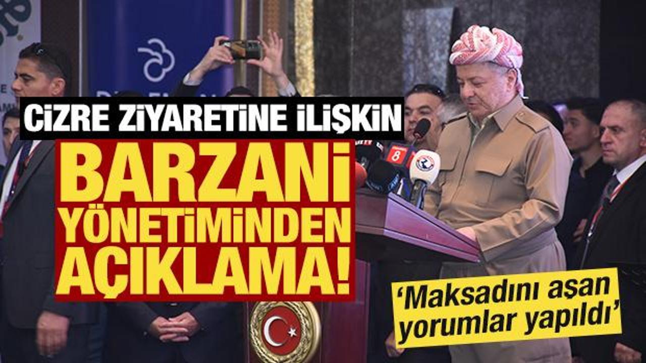 Cizre ziyaretine ilişkin Barzani yönetiminden açıklama: 'Maksadını aşan yorumlar atıldı'