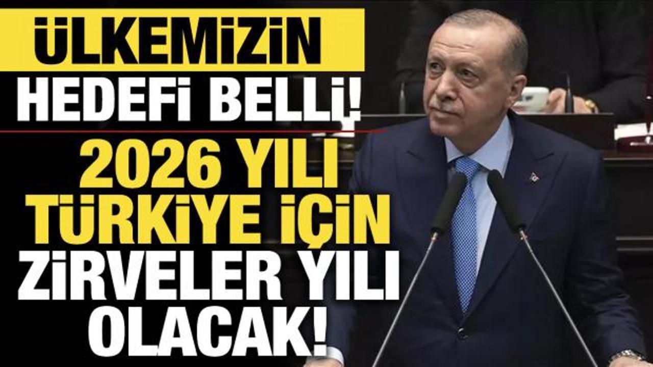 Cumhurbaşkanı Erdoğan: T&uuml;rkiye'nin hedefi belli!