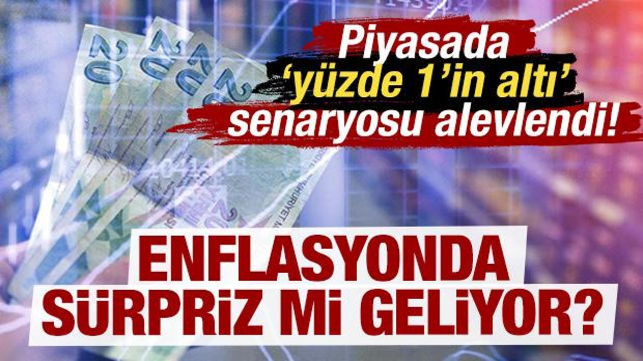 Enflasyonda s&uuml;rpriz mi geliyor? Piyasada &lsquo;y&uuml;zde 1&rsquo;in altı&rsquo; senaryosu alevlendi!