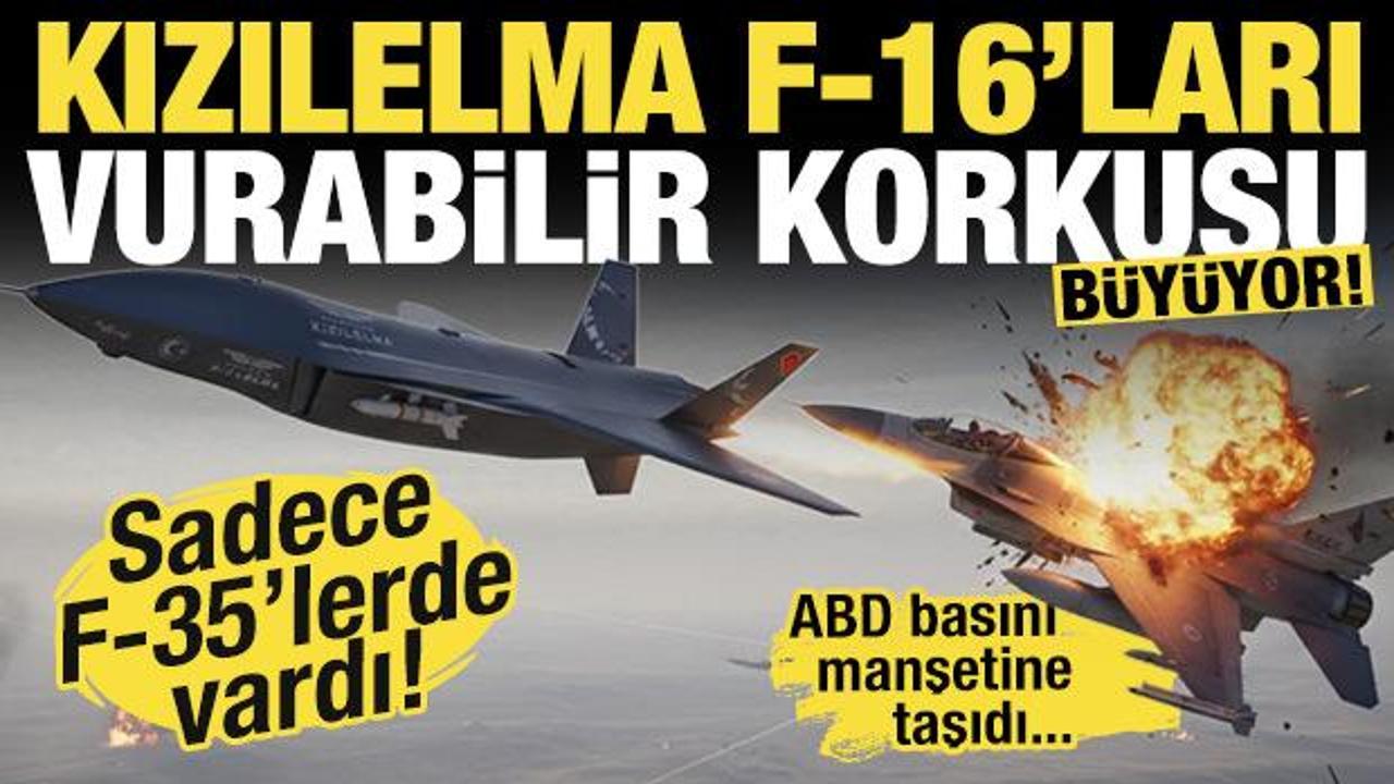 F-16'ların tahtı sallanıyor! KIZILELMA, ABD medyasında! Sadece F-35'lerde bulunuyordu!