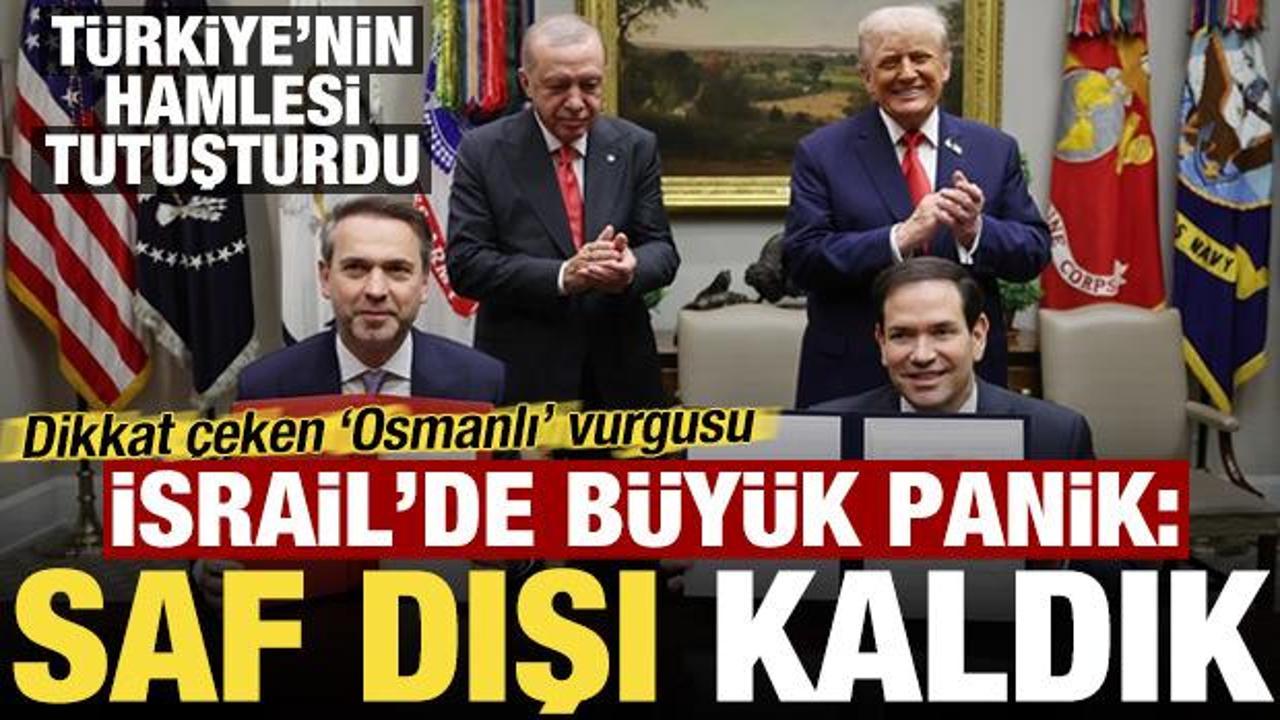 İsrail'de 'oyun dışı kaldık' korkusu! Ankara'nın 'ABD' hamlesine 'Osmanlı' &ouml;rneği verip...