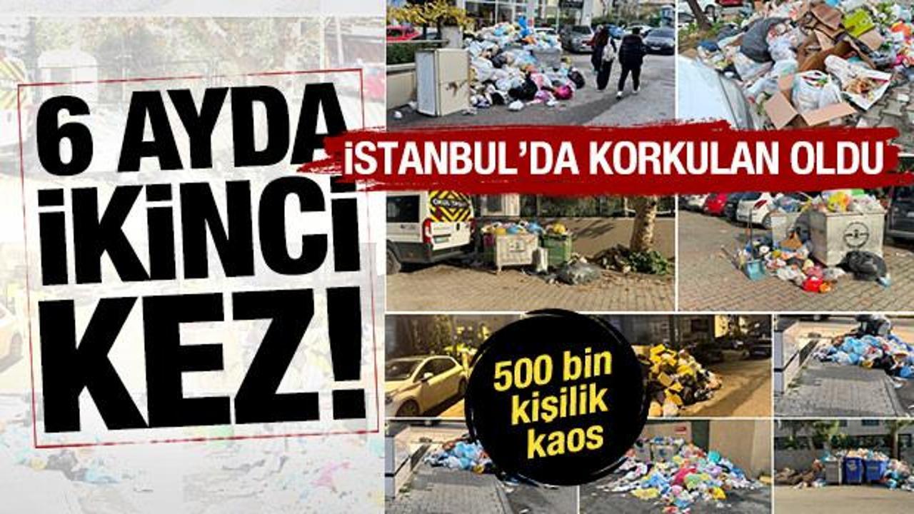 İstanbul'da 500 bin kişilik kaos: 4 gündür çöpler toplanmıyor! Maltepeli dertli:Çözüm yok!