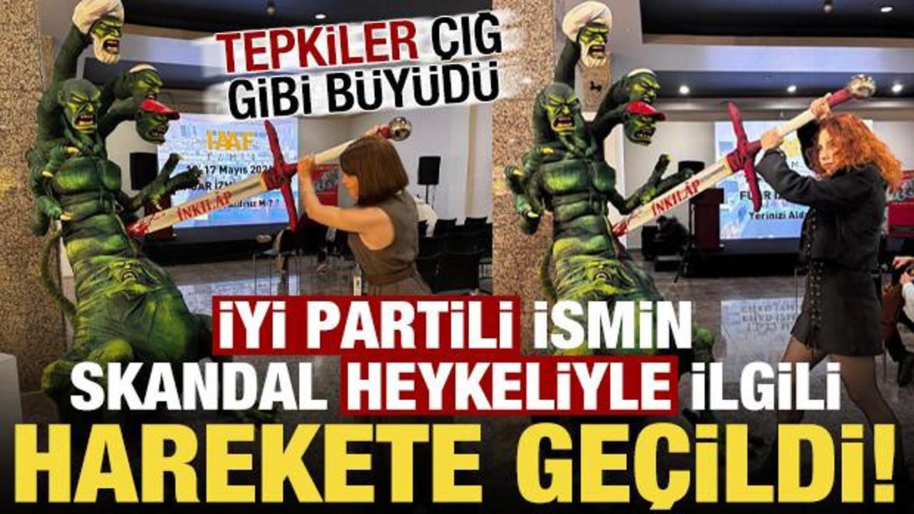 İYİ Partili Murat Katfar’ın Lütfi Kırdar'daki skandal heykeliyle ilgili harekete geçildi!