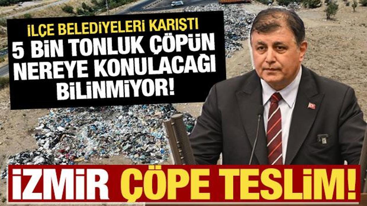 İzmir'de &ccedil;&ouml;p krizi: İl&ccedil;e belediyeleri birbirine girdi! 'İstemiyoruz'