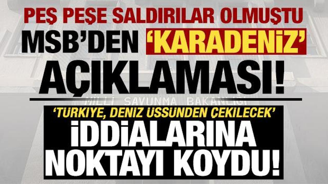 Karadeniz'de gemilere peş peşe saldırı: MSB'den açıklama geldi!