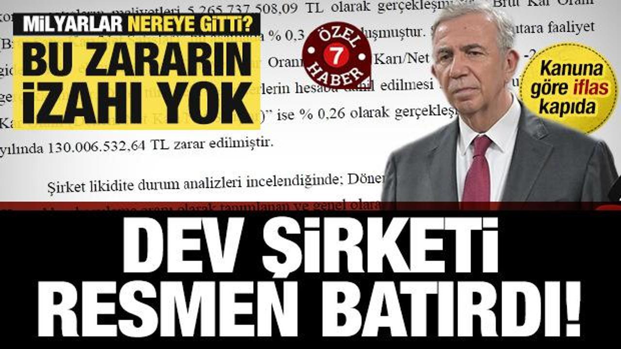 Mansur Yavaş ANFA’yı batırdı! Nakit bitti,borç tırmandı,iflas kapıda... 5 milyara ne oldu?