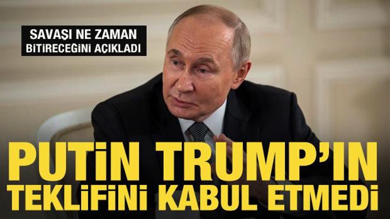 Putin, Trump'ın teklifini kabul etmediğini a&ccedil;ıkladı