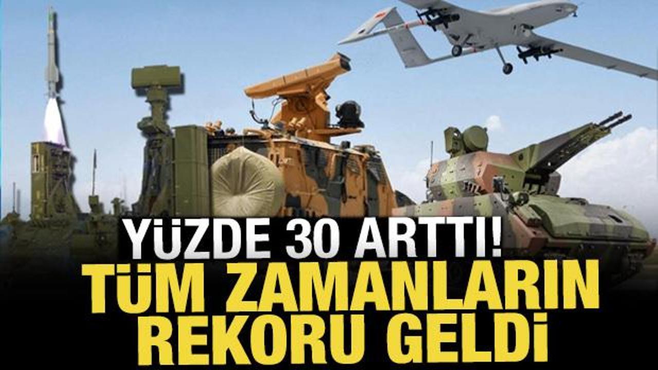 Savunma ve havacılık sanayisinden ihracat rekoru!