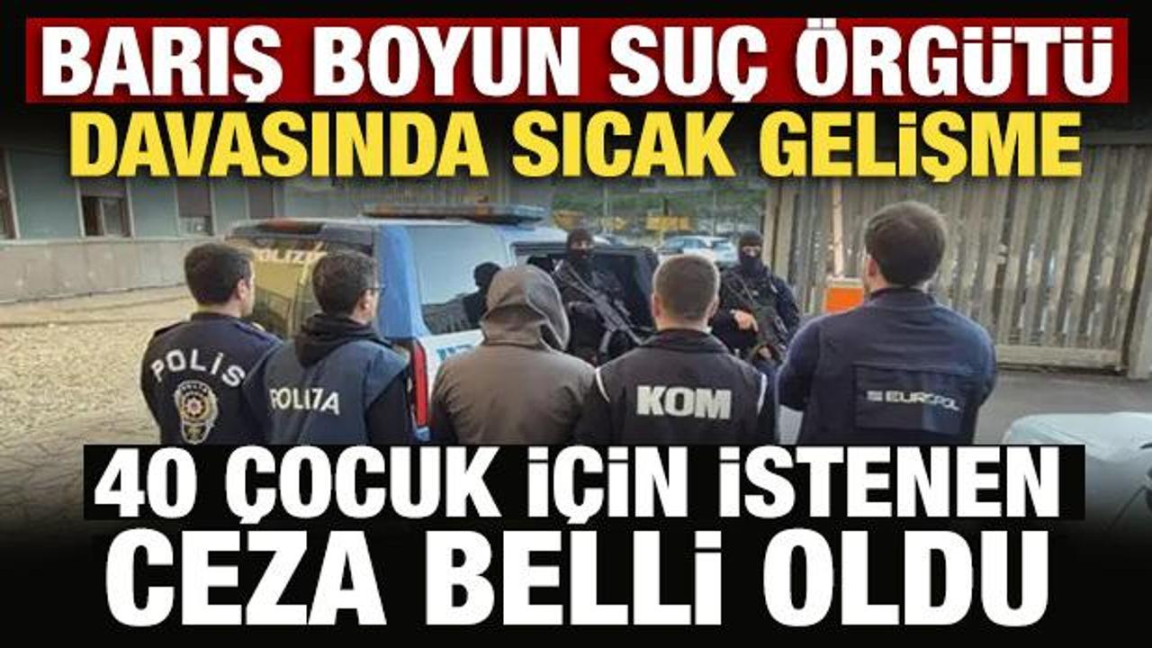 Son Dakika: Barış Boyun su&ccedil; &ouml;rg&uuml;t&uuml; &uuml;yesi 40 &ccedil;ocuğa dava